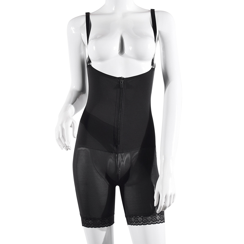 Open Crotch Full Body with Front Zip